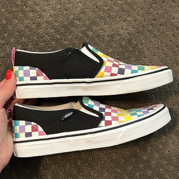 Rainbow Vans, size 5 girls, 36.5 Eur, Used good condition. - Picture 2 of 5